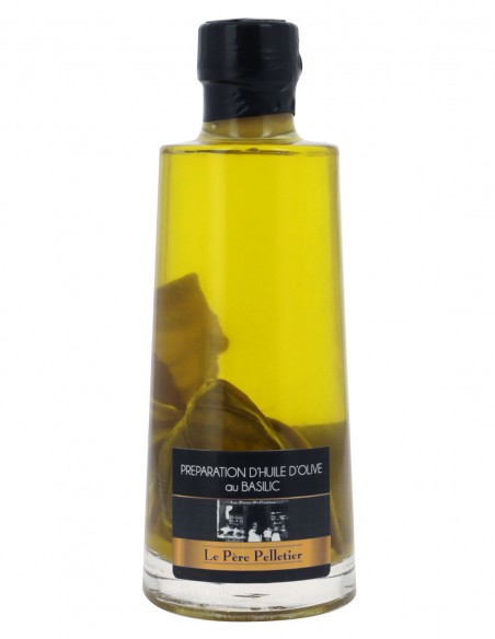 Préparation Huile d'Olive au Basilic 180 ml